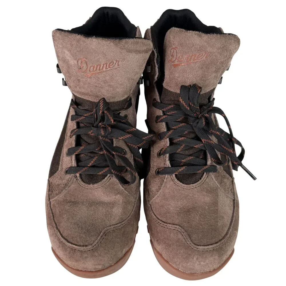 Danner Skyridge Waterproof Suede Hiking Boots Dark Earth Brown Men's Size 11.5D